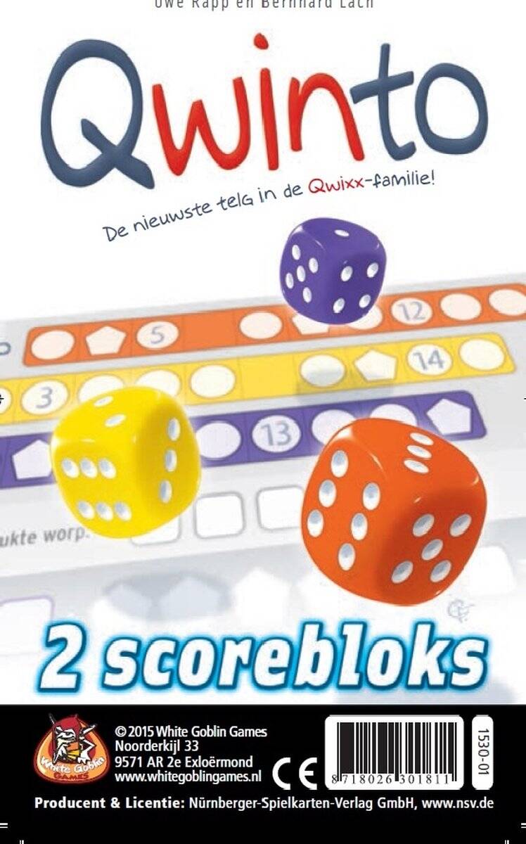 Qwinto: scorebloks