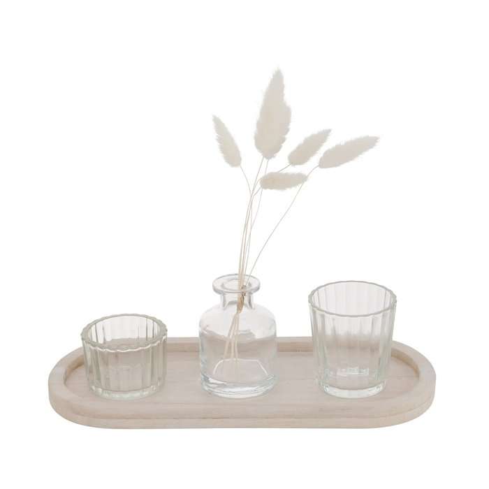 Boltze Home Dienblad Sindra met decoratie