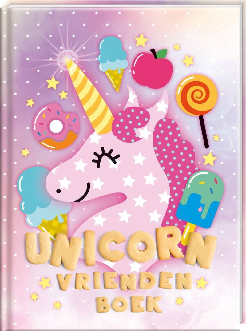 Vriendenboek fantasy unicorn