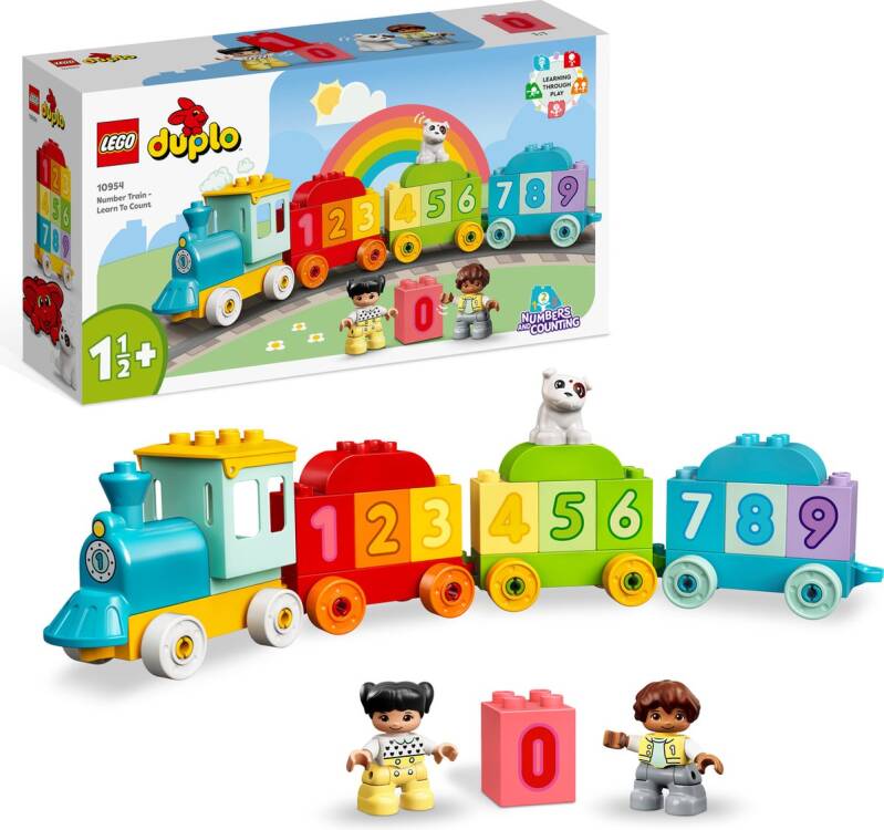 Lego duplo getallentrein leren tellen - 10954