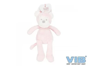 V.i.b. pluche aap groot 35cm 'very important monkey' — roze