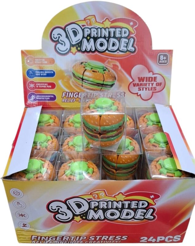 Gyroball Fidget Spinner Hamburger