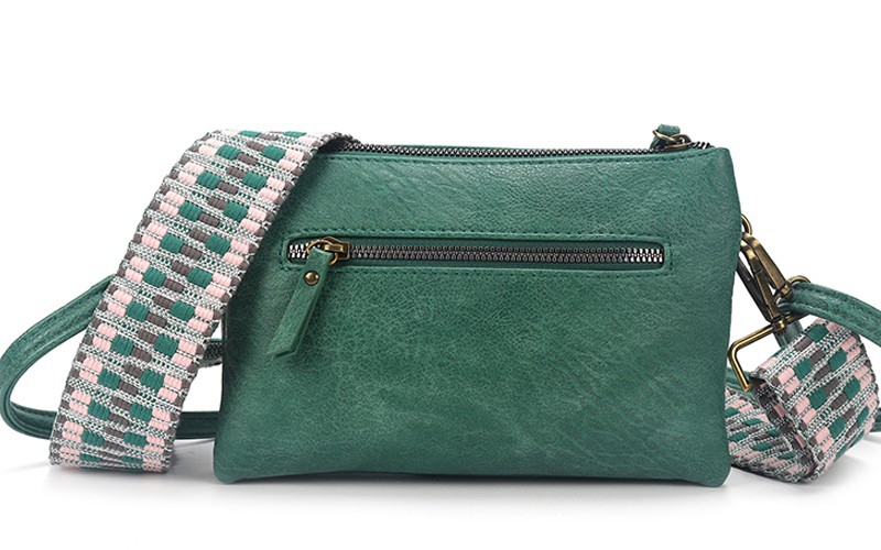 Groen schoudertasje crossbody Napoli