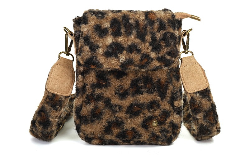 Panter camel teddy telefoontasje Elmen