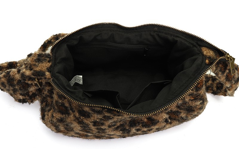 Camel panter schoudertas Vantoux