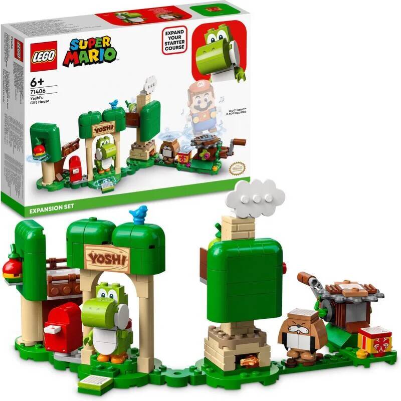 Lego super mario uitbreidingsset: yoshi’s cadeauhuisje - 71406