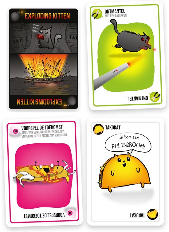 Exploding Kittens Originele Editie - Nederlandstalig Basis Kaartspel