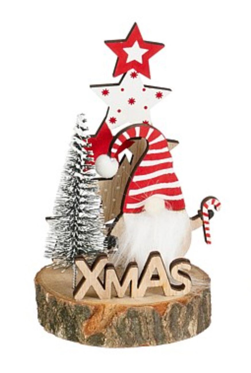 Decoratie kerstman  h14xd1cm