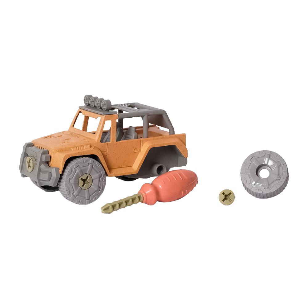 BIOplastic Demonteerbare Off-Road wagen bruin