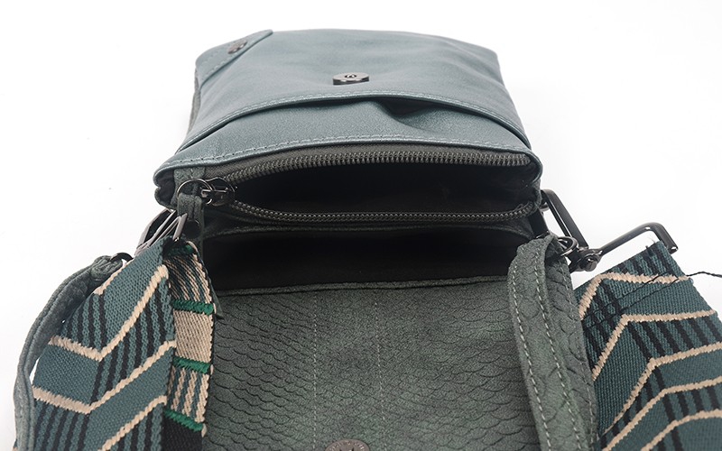 Groen new crossbodytasje / schoudertasje Portofino