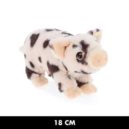Keel Eco Toys Pluche - gevlekte varken - 18 CM