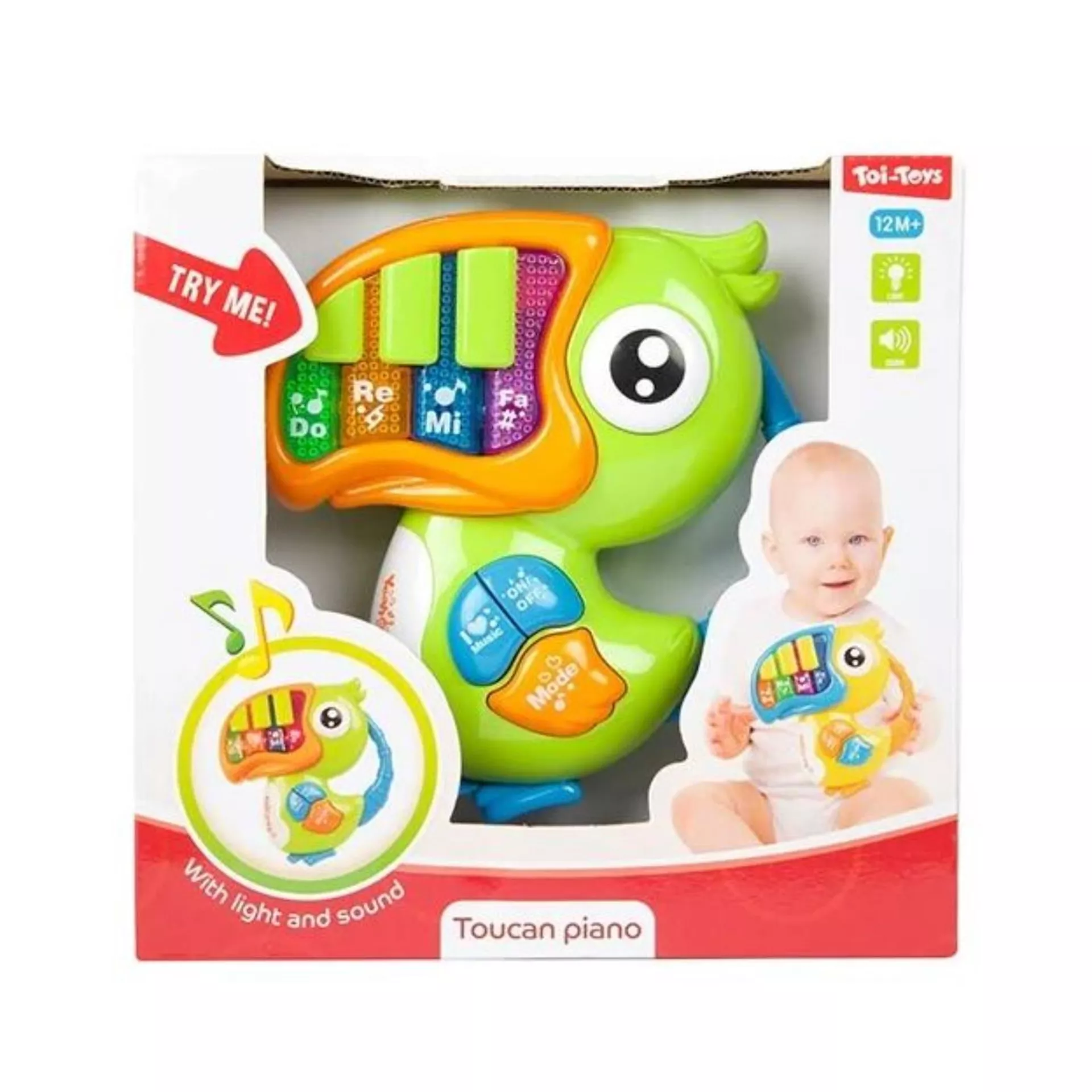 Little Stars Baby piano Toekan ( groen )