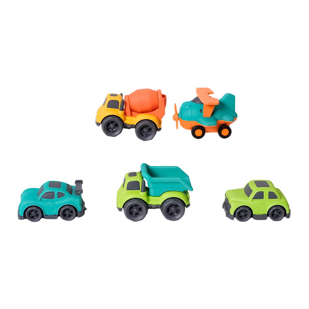 BIOplastic Auto en Vliegset 5-delig 3 - 10,5 cm