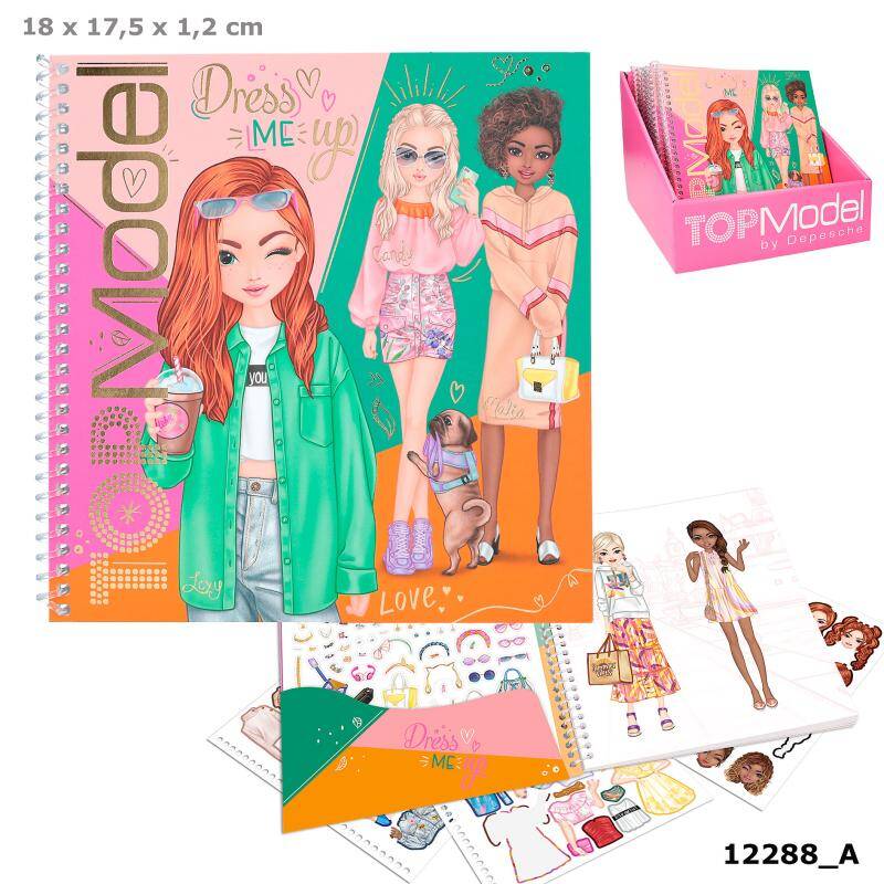 12288 Topmodel dress me up stickerboek