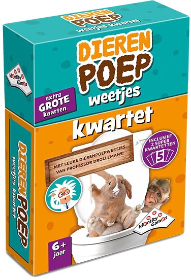 Kwartet dierenpoep