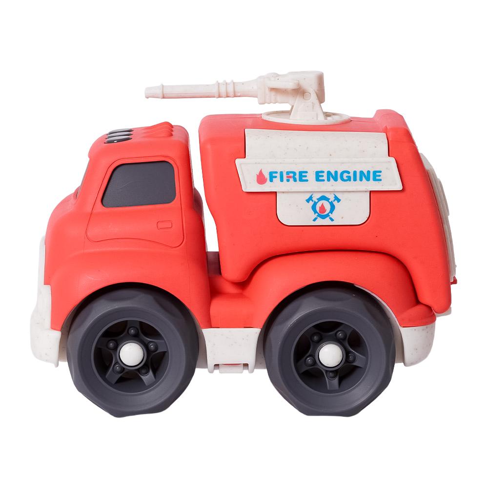 BIOplastic Brandweerwagen - Cartoonversie - 18 cm