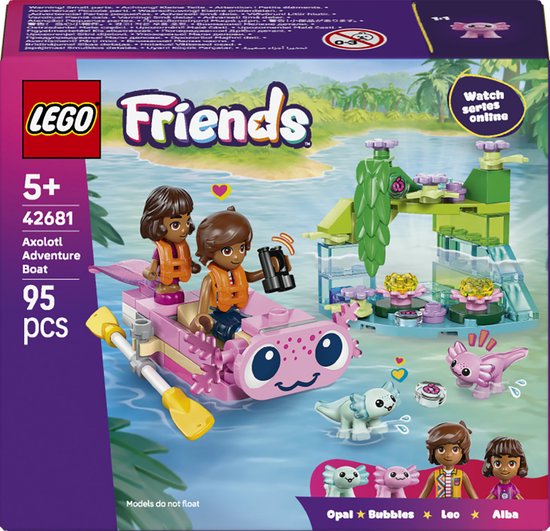 LEGO Friends Axolotl avontuur boot 42681
