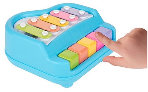 Little Stars Baby piano xylofoon 2-in-1 ( blauw )