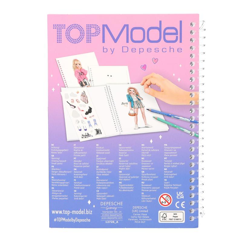  TOPModel pocket kleurboek 12726