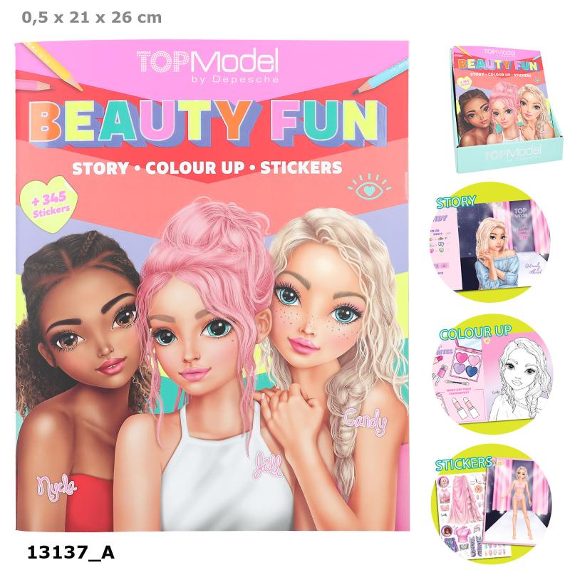  TOPModel kleurboek BEAUTY FUN 13137