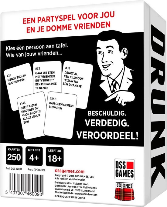 Drunk, Stoned or Stupid - Nederlandstalig Kaartspel
