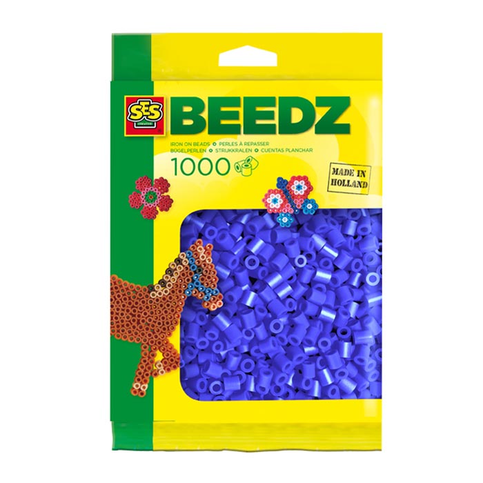 Strijkparels ses: 1000 stuks — blauw