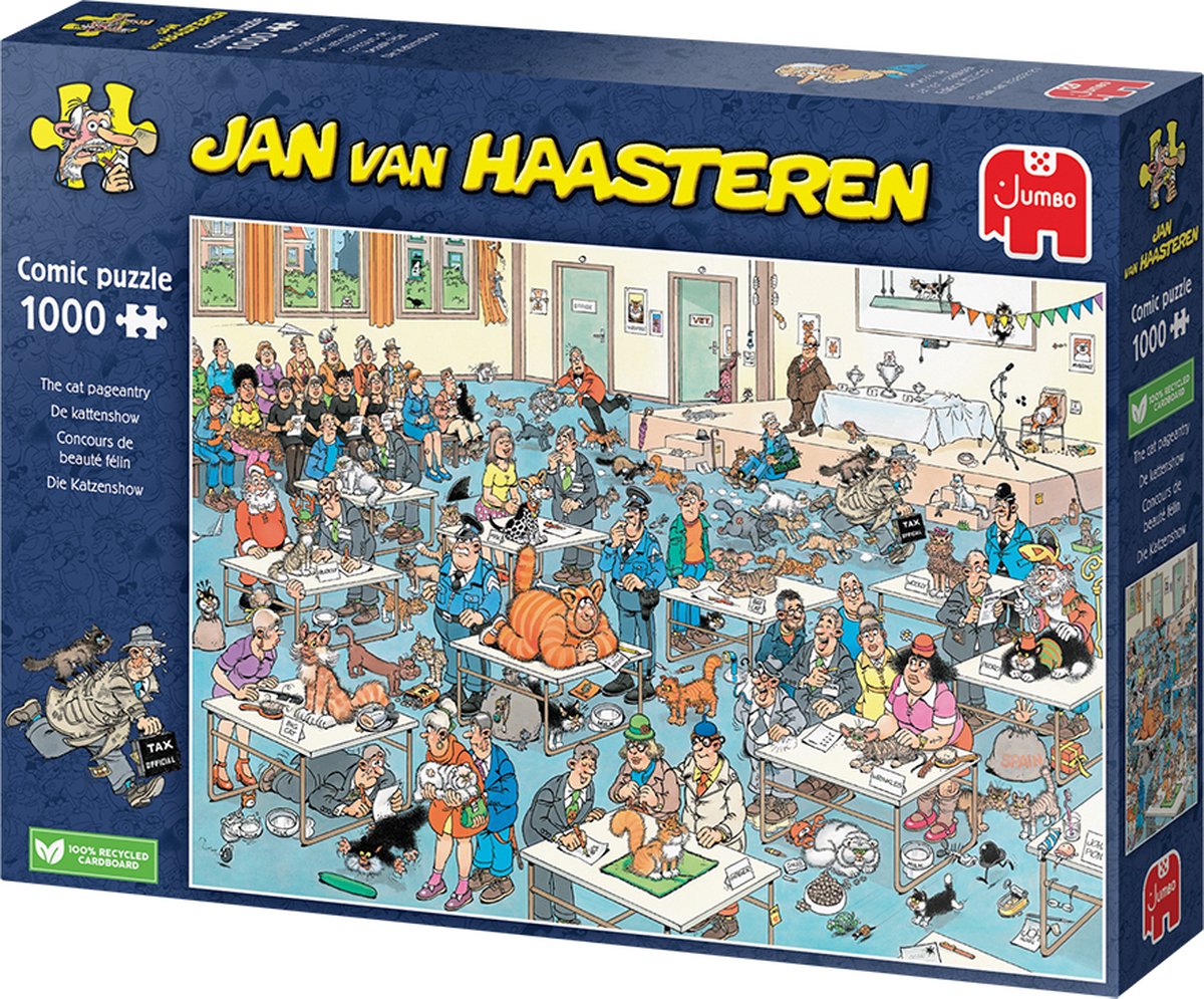 Jan van Haasteren - De kattenshow - 1000 stukjes