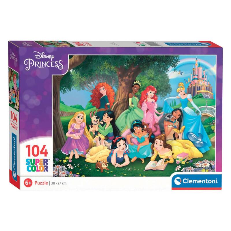 Clementoni legpuzzel - disney prinses, 104st.