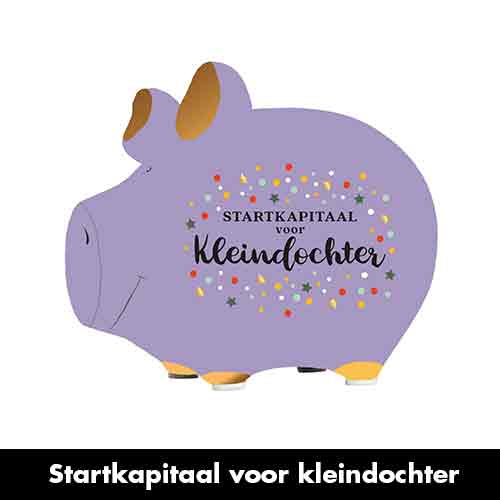 Spaarpot "startkapitaal voor kleindochter" ( 3 )