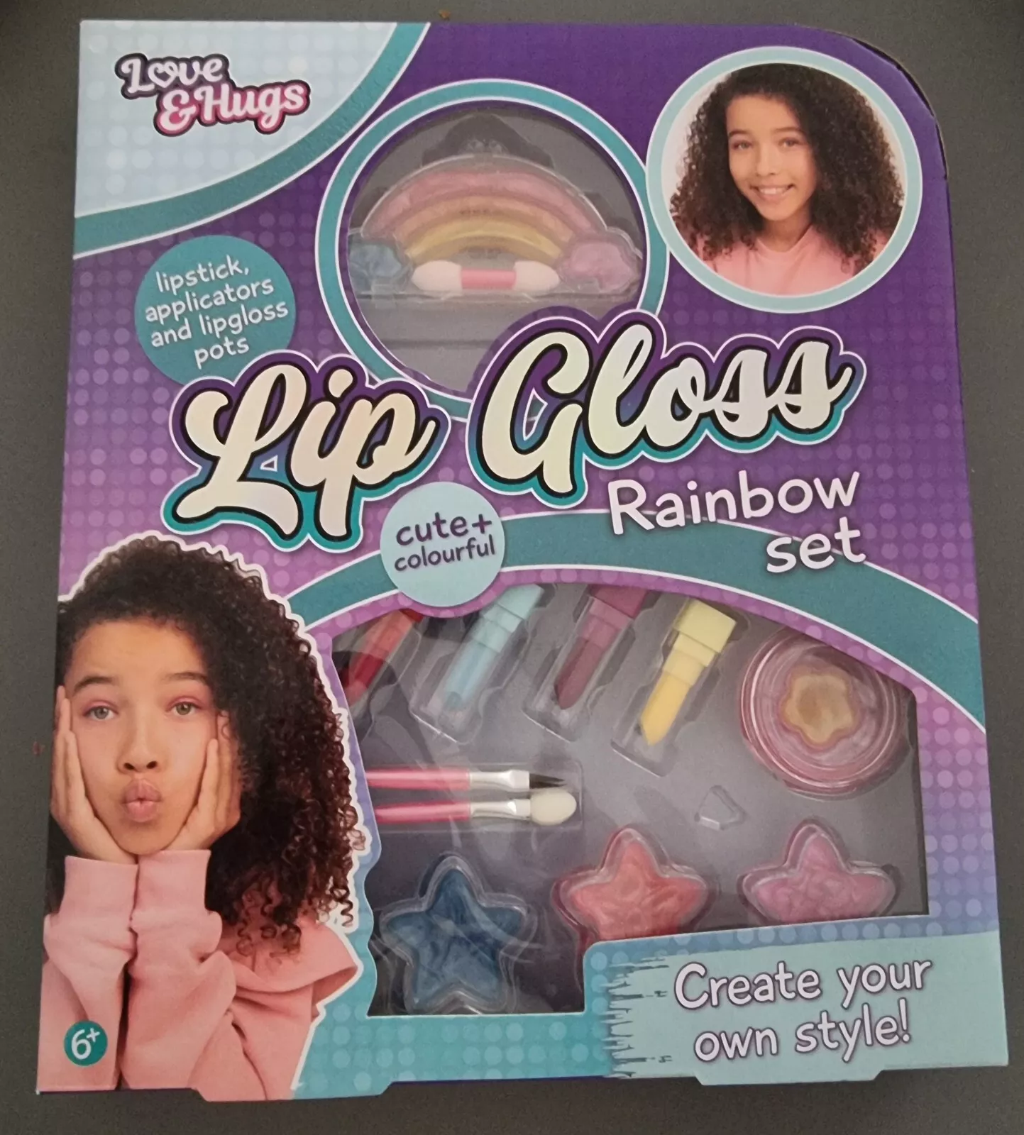 Love & Hugs Lip Gloss Rainbow Set