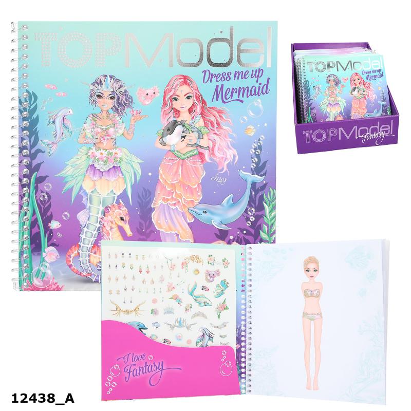 12438 TOPModel Dress Me Up stickerboek MERMAID