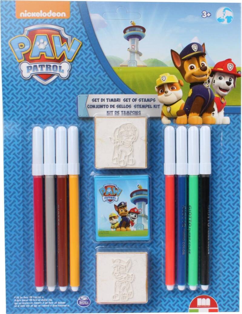 Stempelset paw patrol: 11-delig