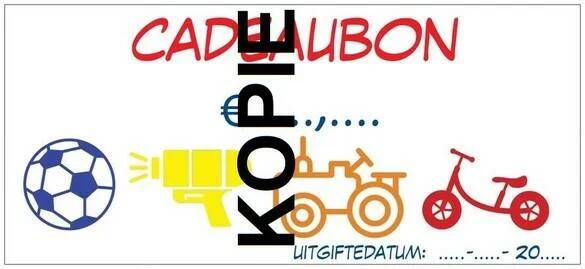 Cadeaubon — waarde € 17.50