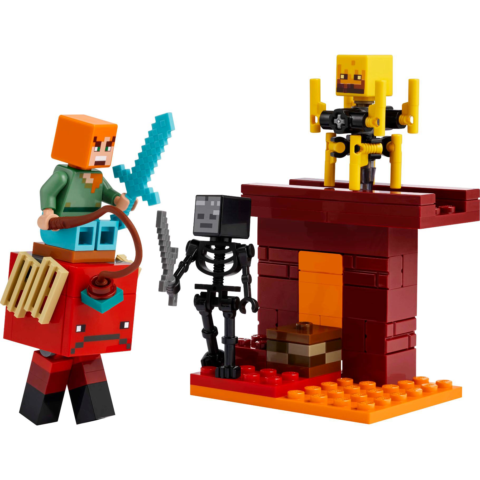 LEGO 21266 Minecraft De lavastrijd in de Nether