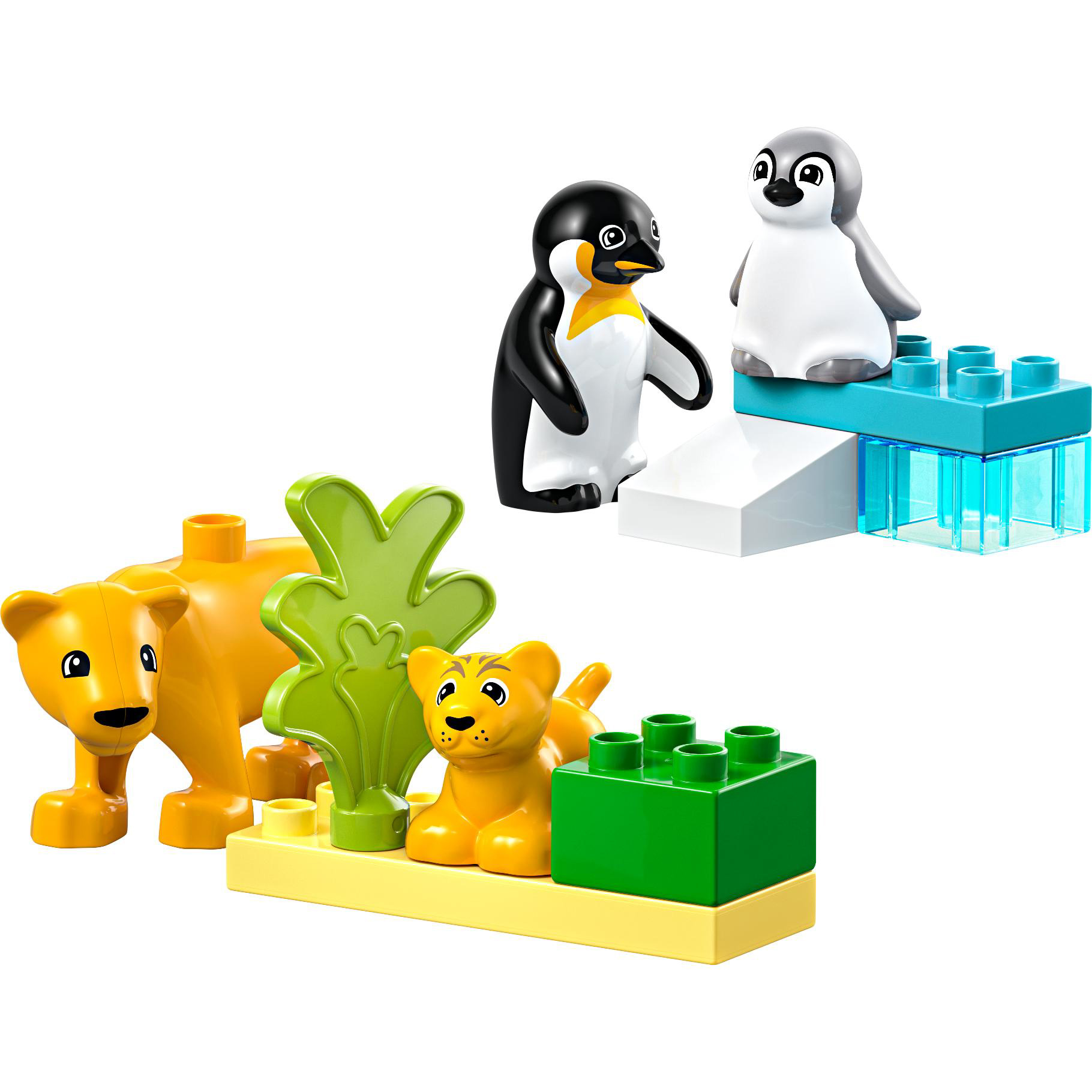 LEGO 10442 DUPLO Families van wilde dieren: pinguïns en leeuwen