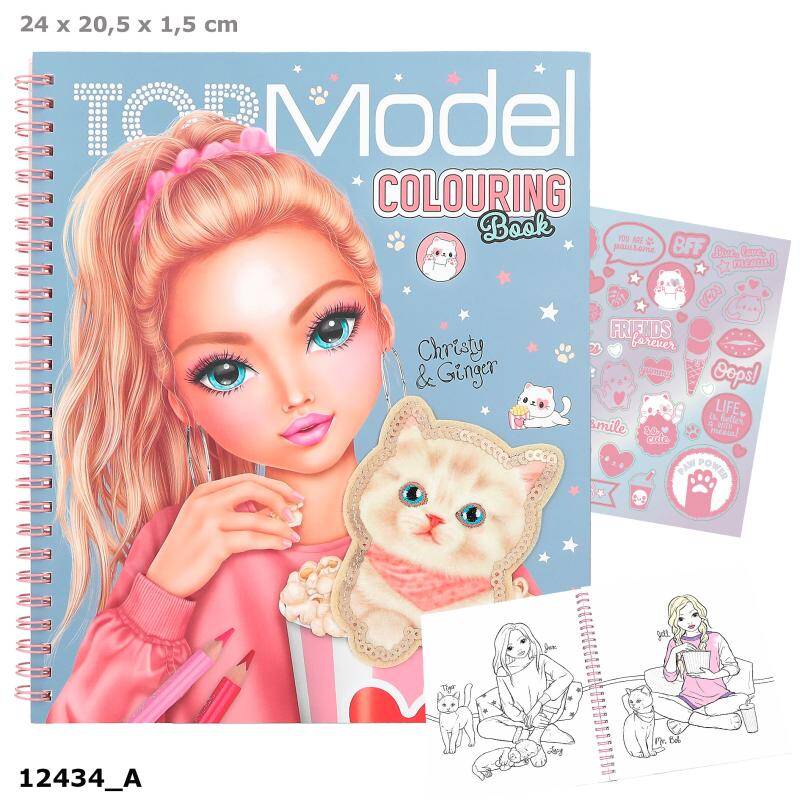 12434 Topmodel kleurboek cutie star