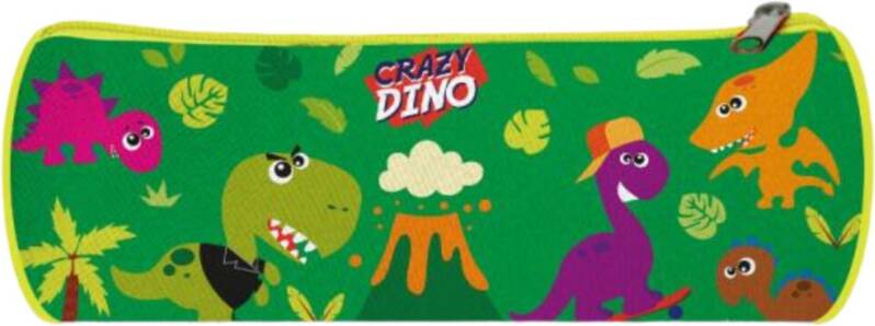 Pennen etui crazy dino 22cm