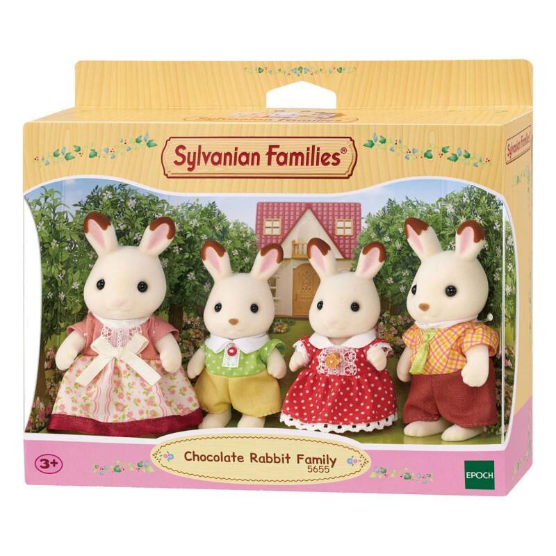 Sylvanian families 5655 familie chocoladekonijn