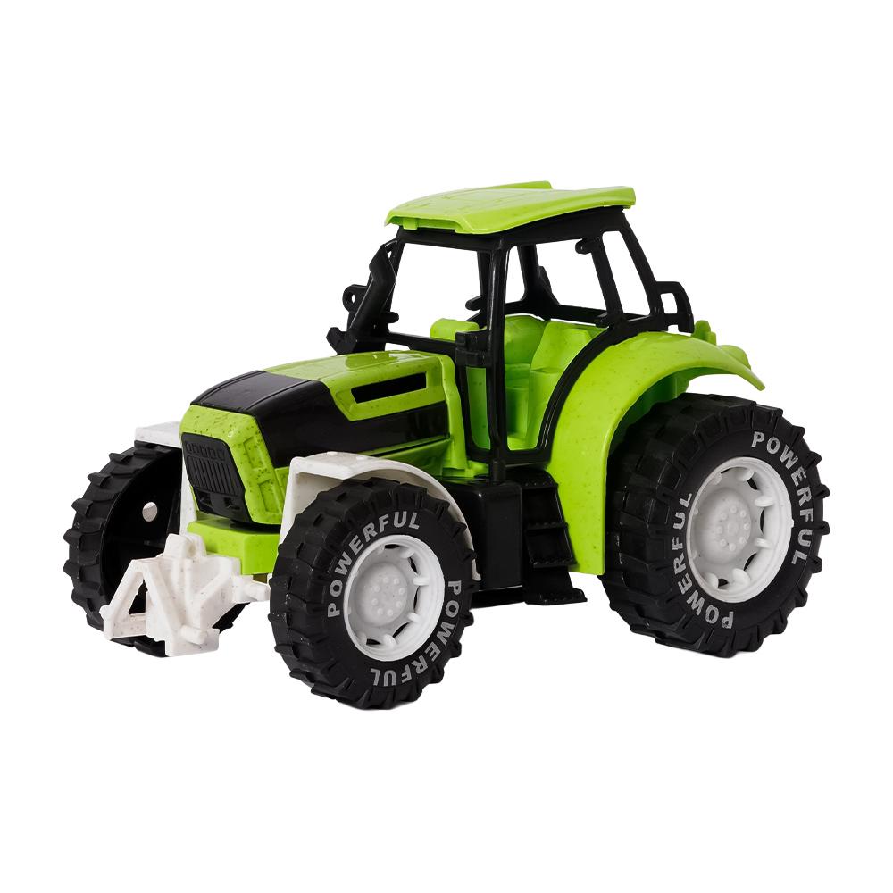BIOplastic Traktor 22cm groen