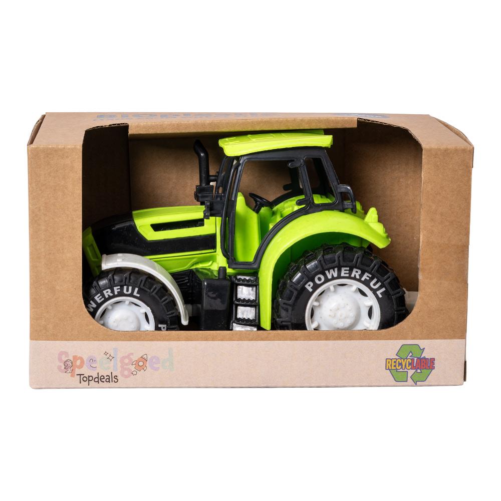 BIOplastic Traktor 22cm groen