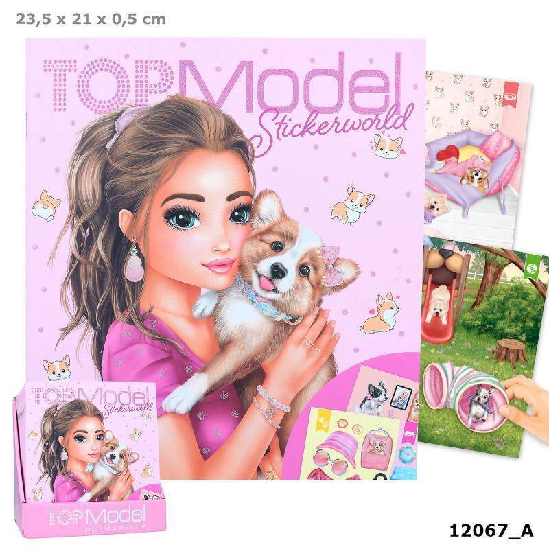 12067 Topmodel stickerworld corgi