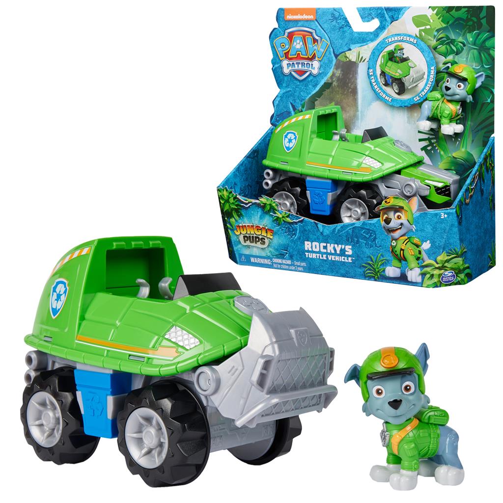 PAW PATROL JUNGLE PUPS DELUXE VEHICLE ROCKY