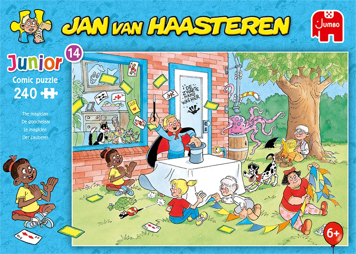 Jan van Haasteren Junior 14 Puzzel- De Goochelaar - 240 stukjes