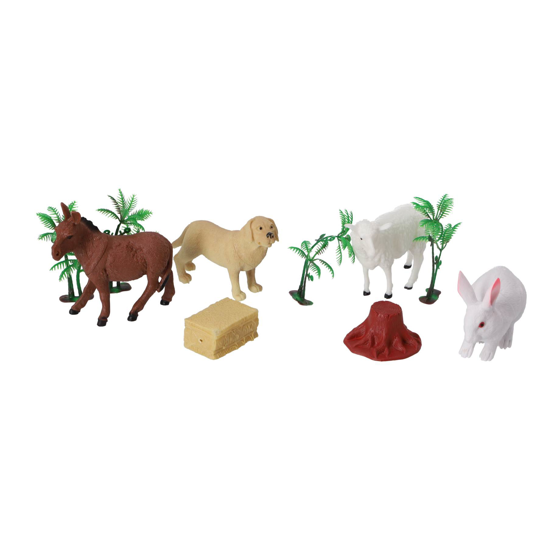 Boerderijdieren set 10 delig