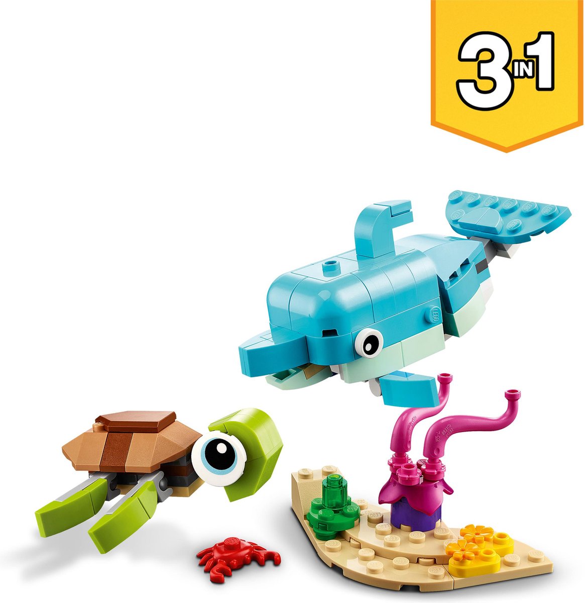 LEGO Creator Dolfijn en Schildpad - 31128