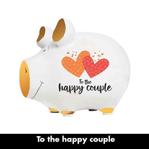 Spaarpot "to the happy couple" ( 16 )