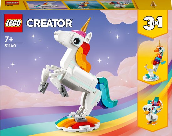 LEGO Creator 3in1 Magische Eenhoorn - 31140