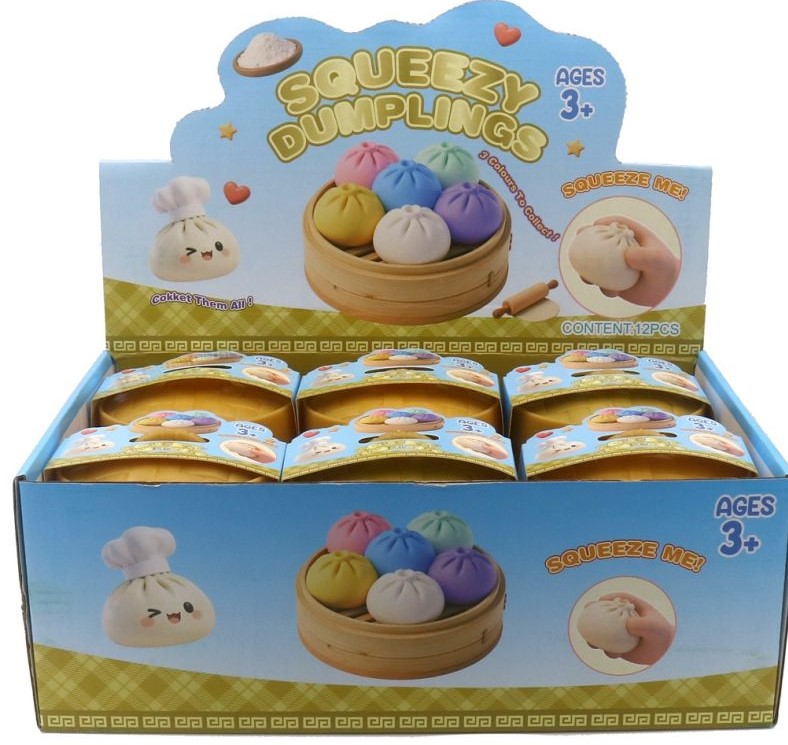 fidget Squishy Dumpling Capybara 9.5x4.5cm