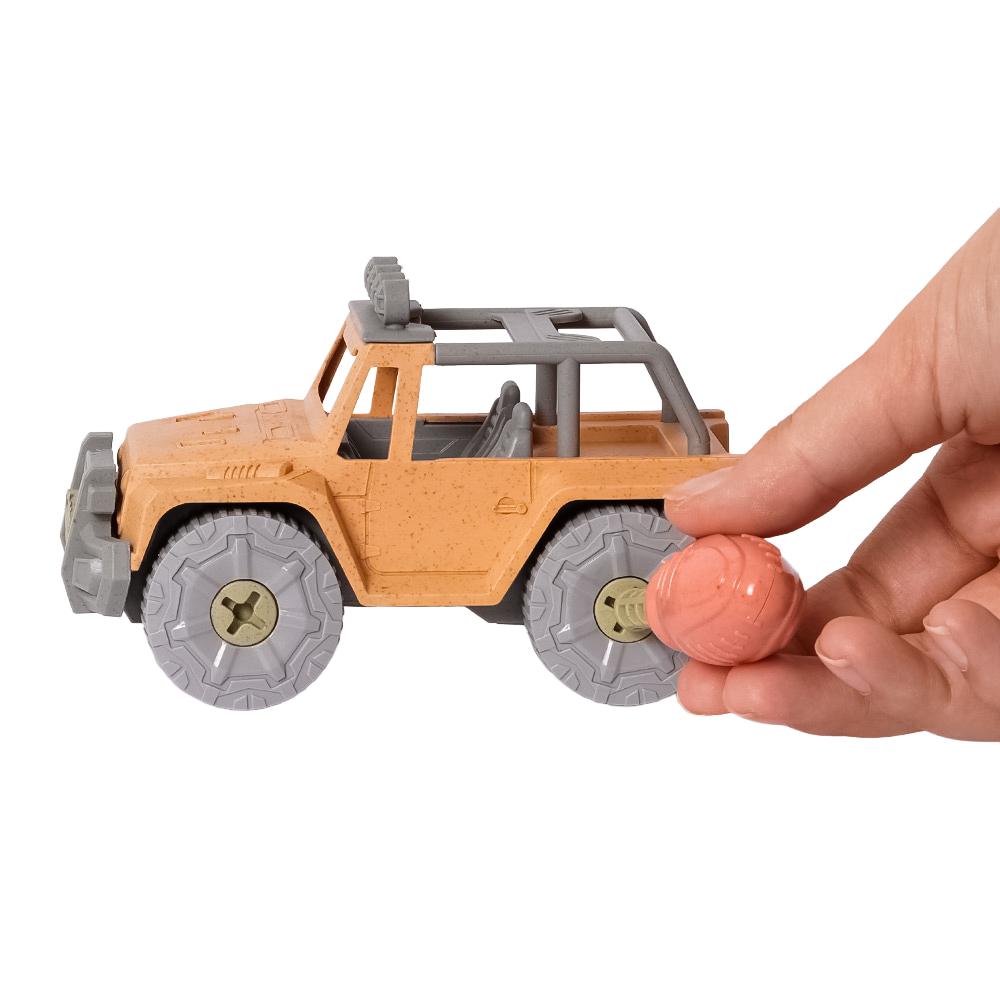BIOplastic Demonteerbare Off-Road wagen bruin