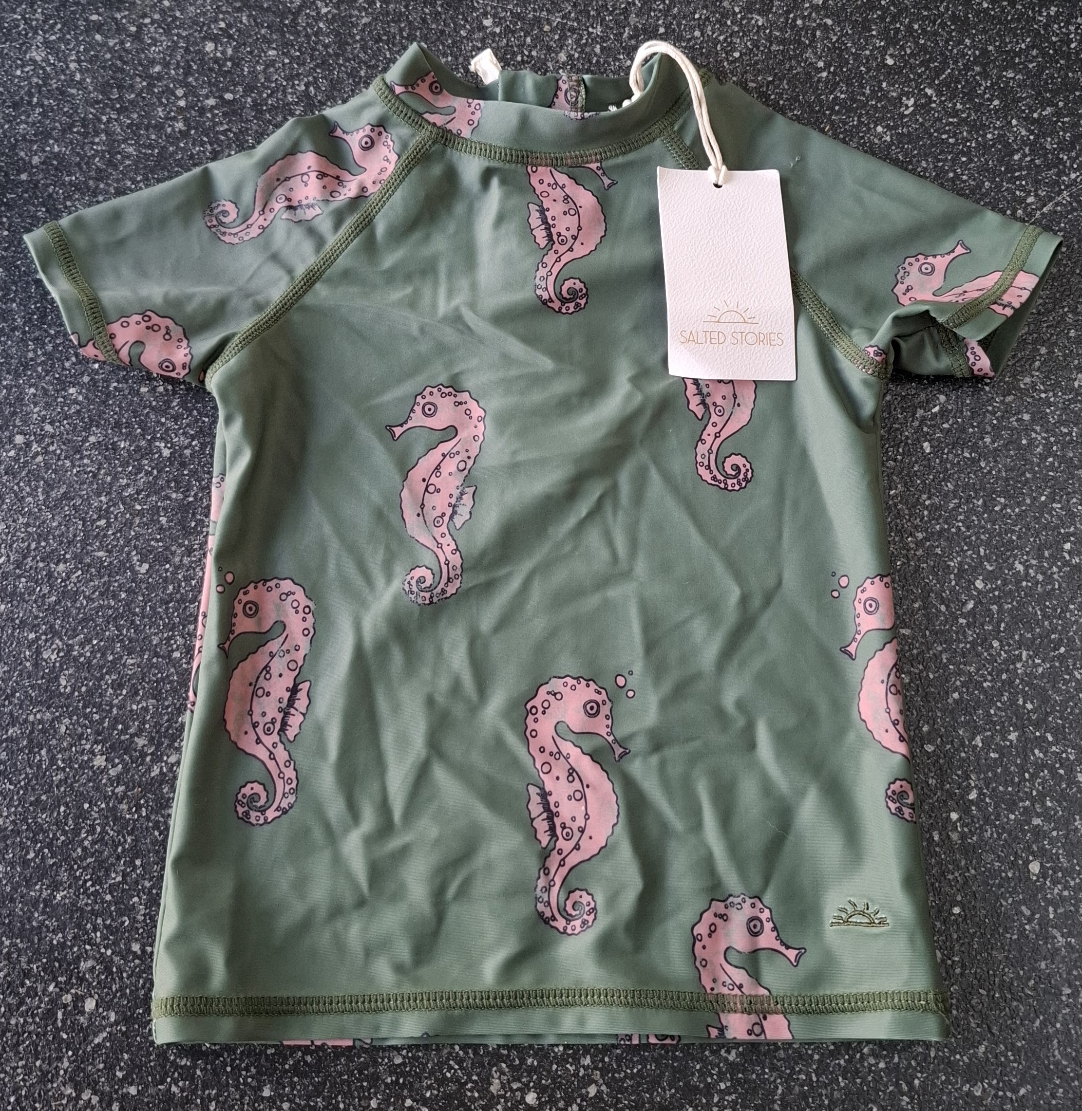 salted stories zwem shirt seahorse maat 122/128